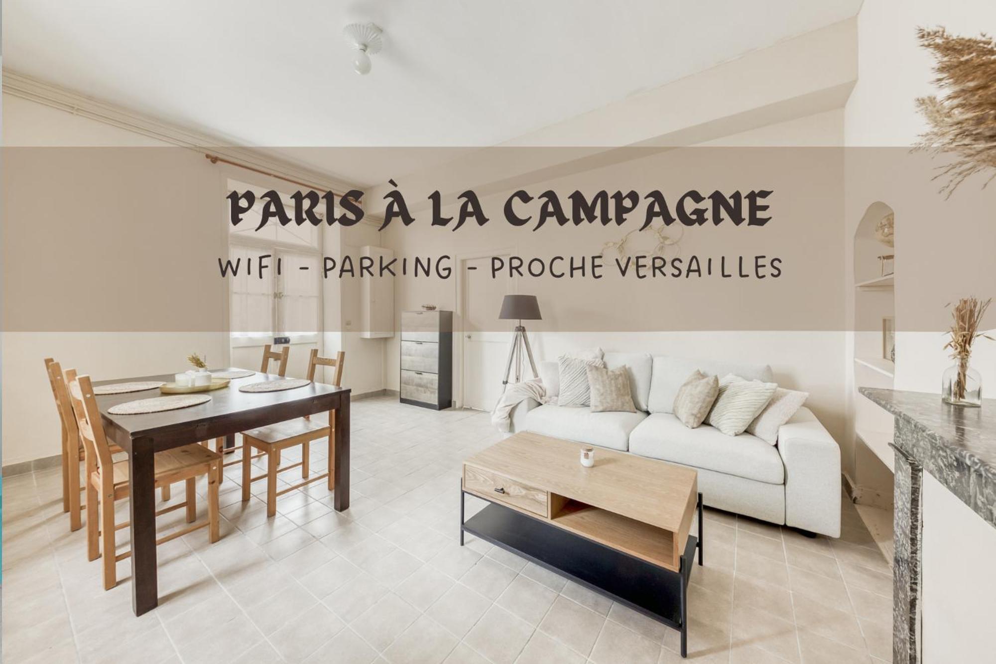 Paris A La Campagne-Parking Gratuit-Proche Versailles La Queue-les-Yvelines Esterno foto